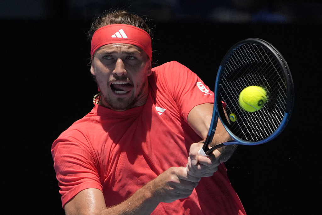 澳网逆转美网,兹维列夫高光表现 澳网逆转美网,兹维列夫高光表现